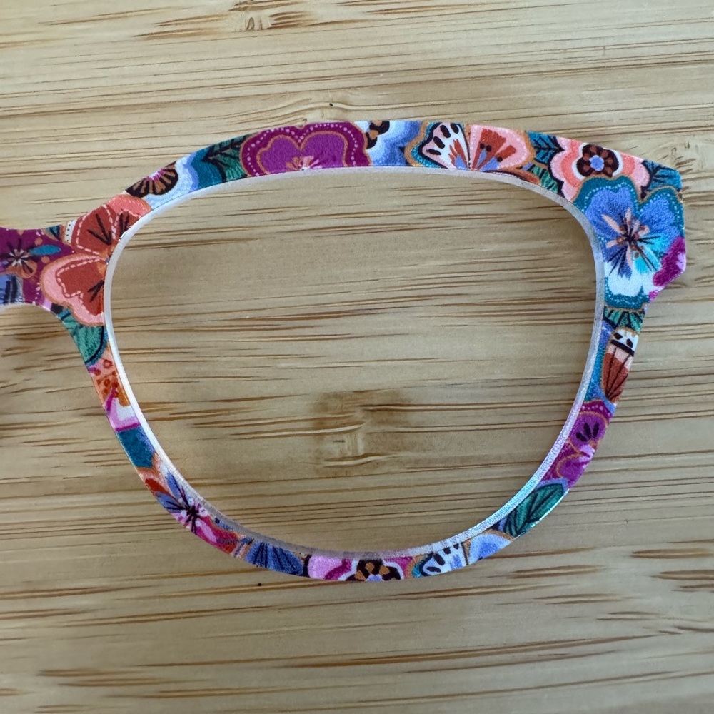 Pair Eyewear The Quinn Top Frames in The Mellow Floral - Picture 3 of 5